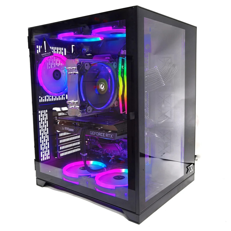 (Pre-Built) Gaming PC Intel i5-11400F w/ Zotac Gaming RTX 3050 Twin Edge OC & Xigmatek Aquarius S - Black